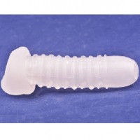  Penis Extender with Texture Inside, very soft and pliable, CLEAR FROSTED